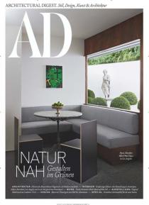 Zeitschriftencover der Zeitschrift AD Architectural Digest