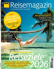 Zeitschriftencover des ADAC Reisemagazin