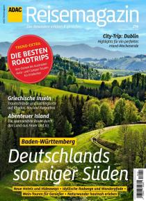 Zeitschriftencover des ADAC Reisemagazin