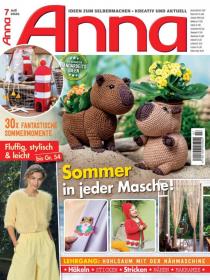Zeitschriftencover der Handarbeits- und Bastel-Zeitschrift Anna