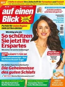 Zeitschriftencover der Zeitschrift auf einen Blick