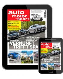 E-Paper-Cover der Zeitschrift Auto Motor und Sport