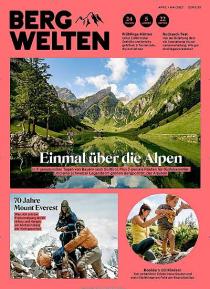 Zeitschriftencover der Zeitschrift Bergwelten