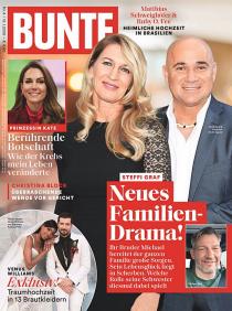 Zeitschriftencover der Zeitschrift Bunte