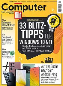 Zeitschriftencover der Computer Bild mit DVD