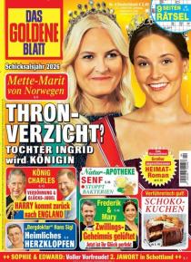 Zeitschriftencover der Zeitschrift das goldene Blatt