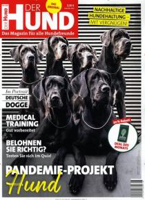 Zeitschriftencover der Zeitschrift der Hund