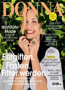 Zeitschriftencover der Zeitschrift Donna