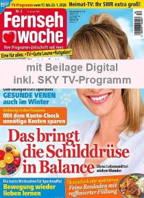 Zeitschriftencover der Zeitschrift Fernsehwoche mit TV World