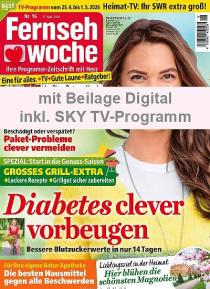 Zeitschriftencover der Zeitschrift Fernsehwoche mit TV World