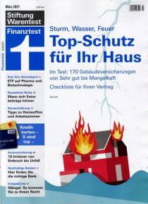 Zeitschriftencover der Zeitschrift Stiftung Warentest Finanzen