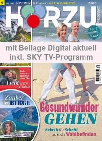 Zeitschriftencover der Zeitschrift Hörzu mit digital Extra