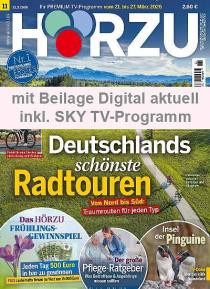 Zeitschriftencover der Zeitschrift Hörzu mit digital Extra