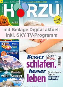 Zeitschriftencover der Zeitschrift Hörzu mit digital Extra