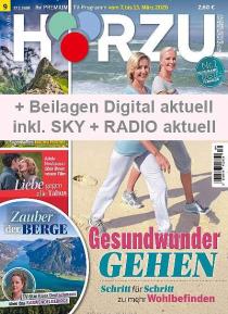 Zeitschriftencover der Zeitschrift Hörzu mit digital Extra mit Radio aktuell