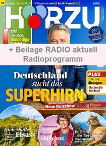 Zeitschriftencover der Hörzu