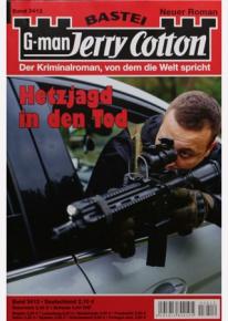Zeitschriftencover von Jerry Cotton ein Kriminalroman