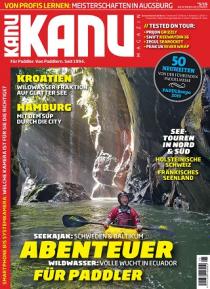 Zeitschriftencover des Kanu Magazin