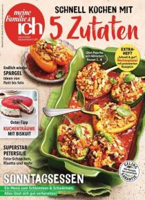 Zeitschriftencover der Zeitschrift meine Familie & ich