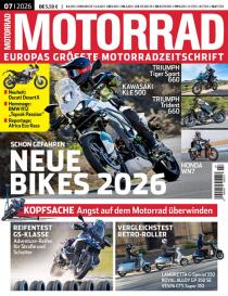 Zeitschriftencover der Zeitschrift Motorrad