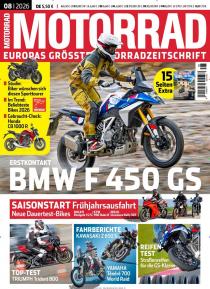Zeitschriftencover der Zeitschrift Motorrad