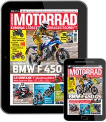 E-Paper-Cover der Zeitschrift Motorrad