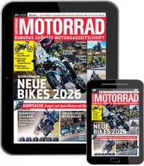 E-Paper-Cover der Zeitschrift Motorrad