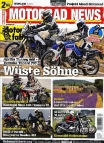 Zeitschriftencover der Motorrad News