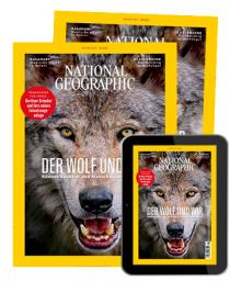 Zeitschriftencover und E-Paper-Cover der National Geographic