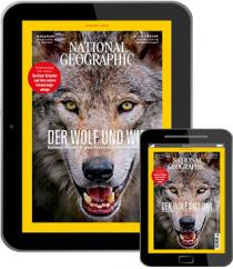 E-Paper-Cover der Zeitschrift National Geographic