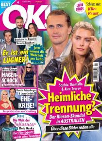 Zeitschriftencover der Zeitschrift OK!