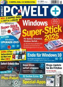 Zeitschriftencover der Zeitschrift PC Welt plus mit DVD