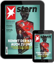 E-Paper-Cover der Zeitschrift Stern