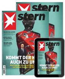 Zeitschriftencover und E-Paper-Cover der Zeitschrift Stern