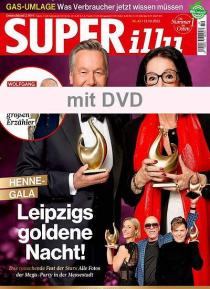 Zeitschriftencover der Zeitschrift Super Illu mit DVD