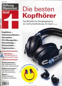 Zeitschriftencover der Zeitschrift Stiftung Warentest