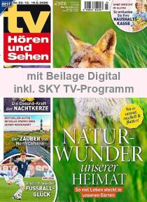 Zeitschriftencover der TV Hören und Sehen