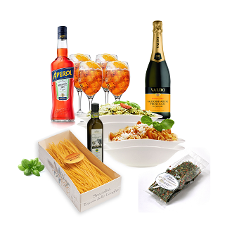 Aperol + Pasta-Set, 13-teilig als Prämie für Ihr Zeitschriften-Abo