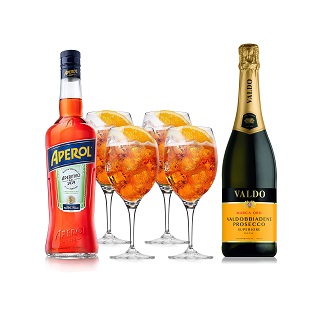 Aperol-Set, 6-teilig als Prämie für Ihr Zeitschriften-Abo