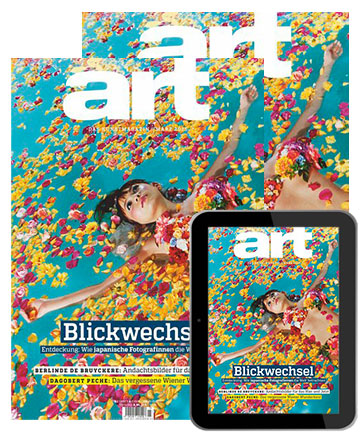 Zeitschriftencover und E-Paper-Cover der Zeitschrift Art