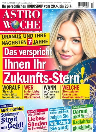 Zeitschriftencover der Astrowoche