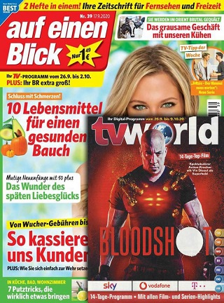 auf einen Blick mit TV World im Abo