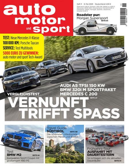 Zeitschriftencover der Auto Motor und Sport