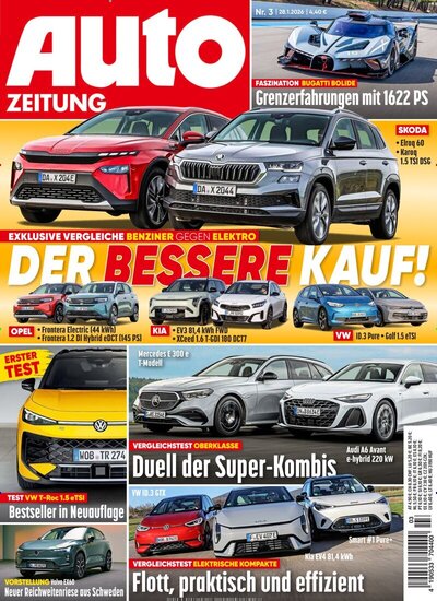 Zeitschriftencover der Auto Zeitung