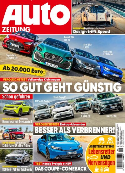 Zeitschriftencover der Auto Zeitung