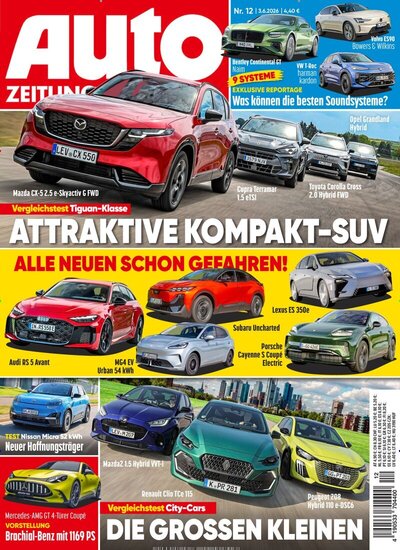 Zeitschriftencover der Auto Zeitung