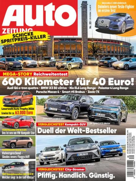 Zeitschriftencover der Auto Zeitung