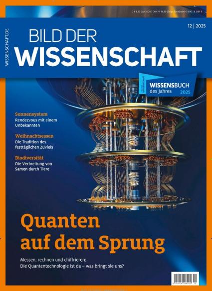 Zeitschriftencover der Bild der Wissenschaft