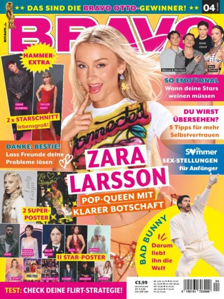 Zeitschriftencover der Zeitschrift Bravo
