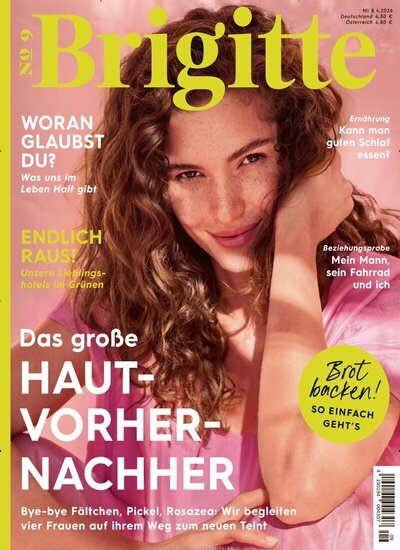 Zeitschriftencover der Zeitschrift Brigitte